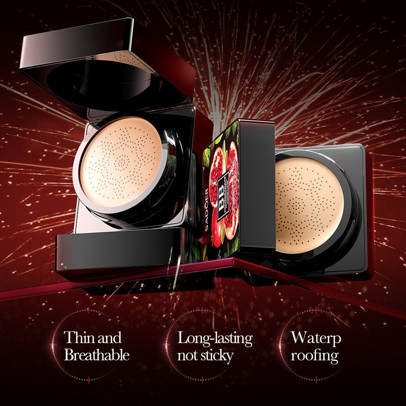 Pomegranate BB Cushion Powder First-Time Use
